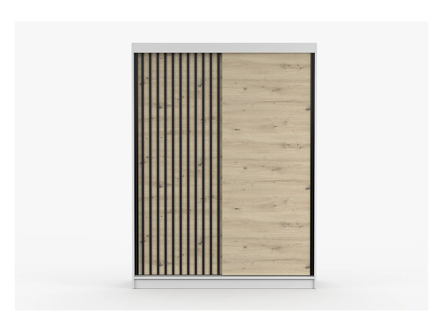 Armoire Phèdre 150 cm - Blanc - Artisan