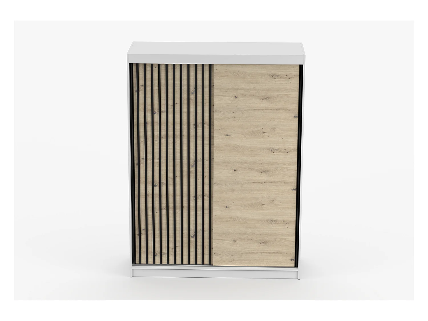 Armoire Phèdre 150 cm - Blanc - Artisan