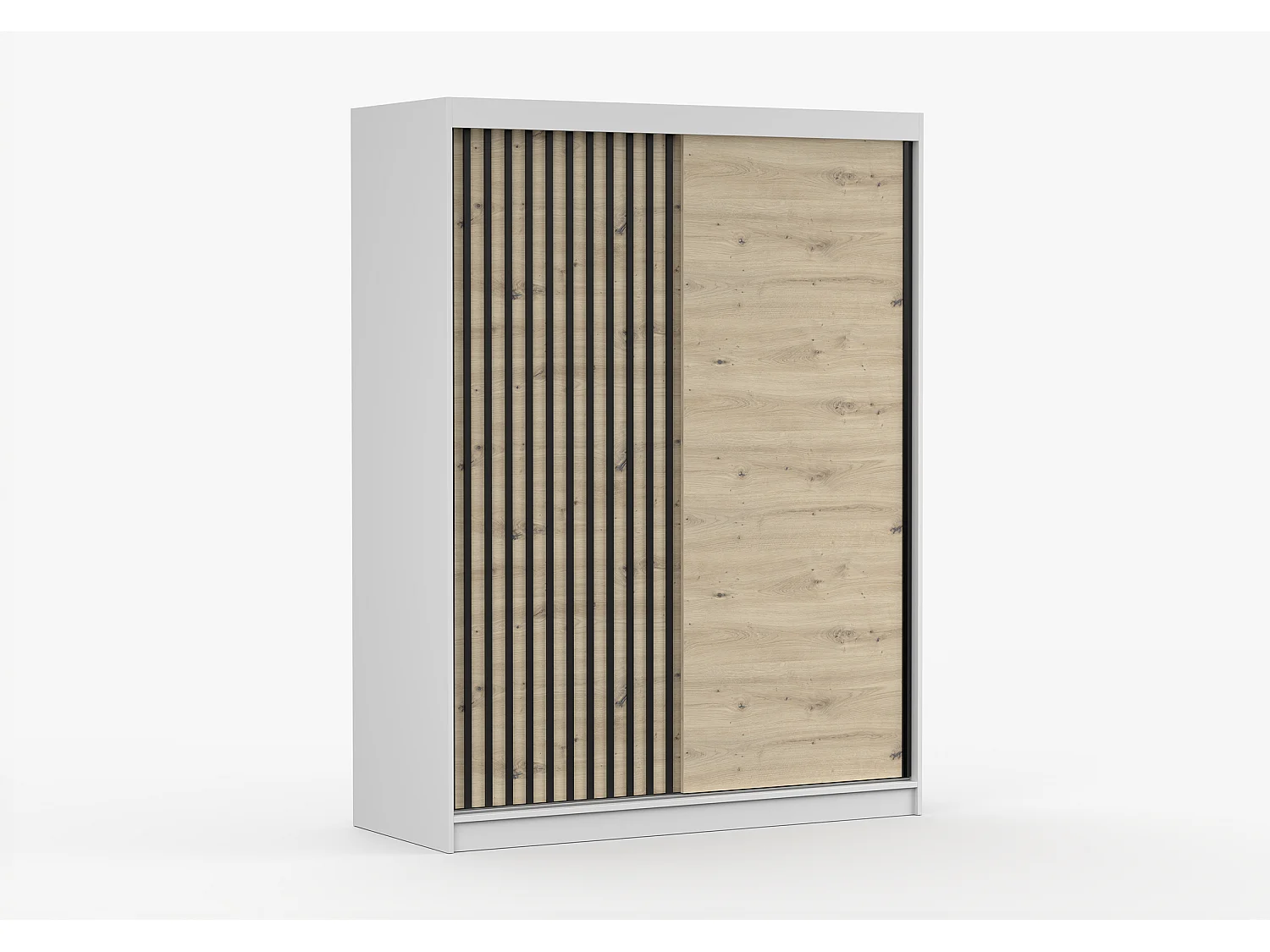 Armoire Phèdre 150 cm - Blanc - Artisan