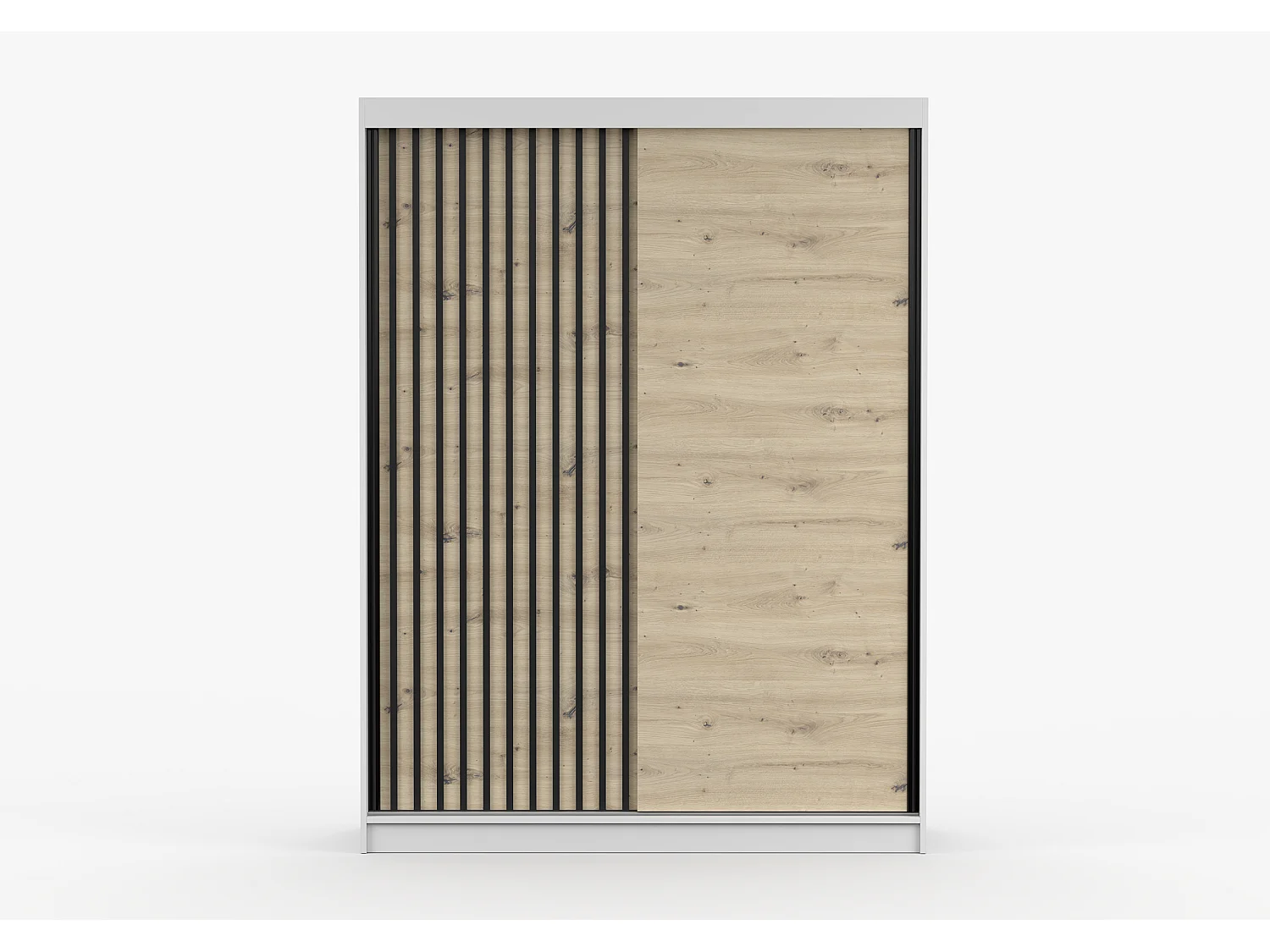 Armoire Phèdre 150 cm - Blanc - Artisan