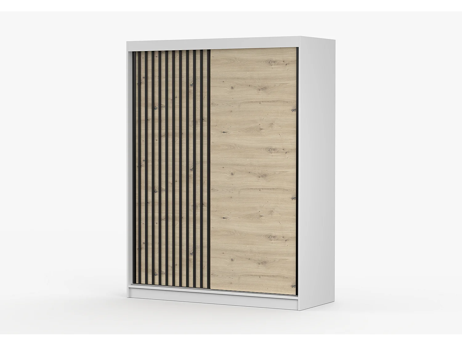 Armoire Phèdre 150 cm - Blanc - Artisan