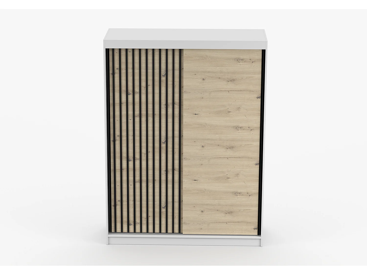 Armoire Phèdre 150 cm - Blanc - Artisan