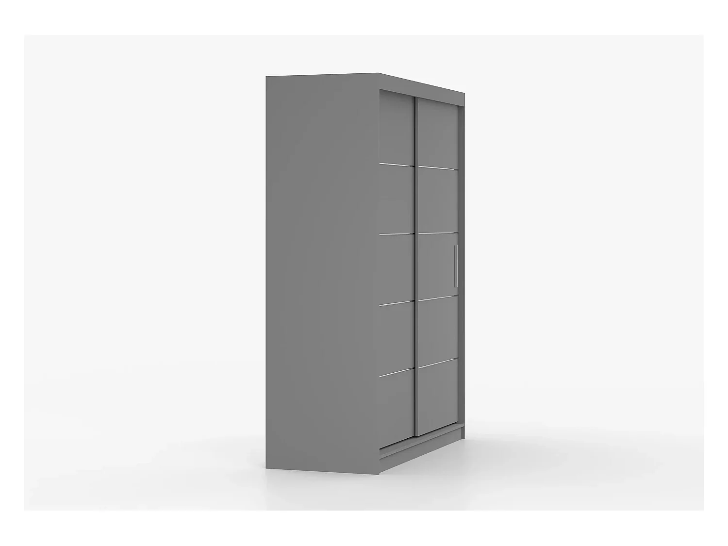 Armoire Aliona 150 cm - Gris