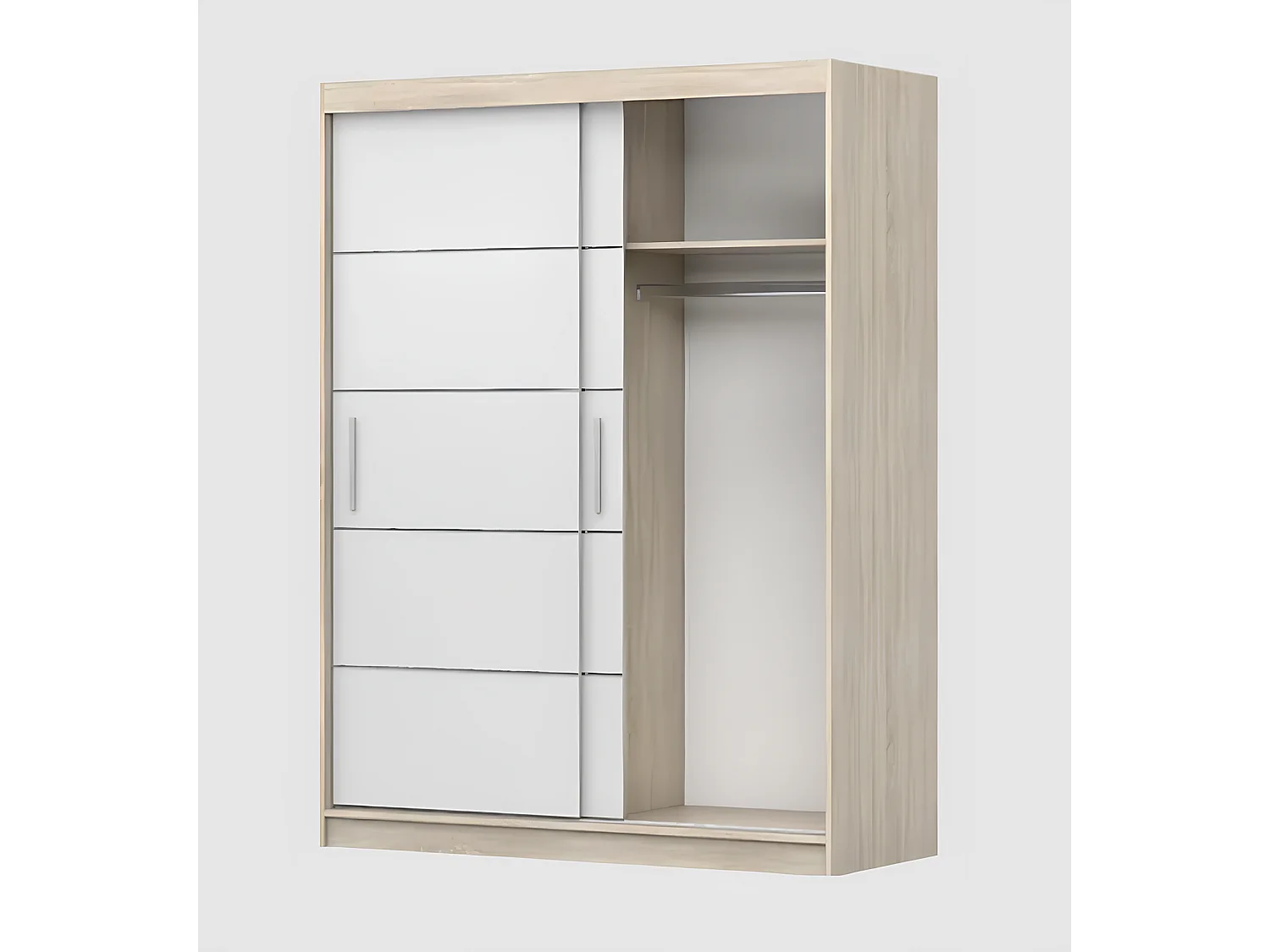 Armoire Aliona 150 cm - Gris