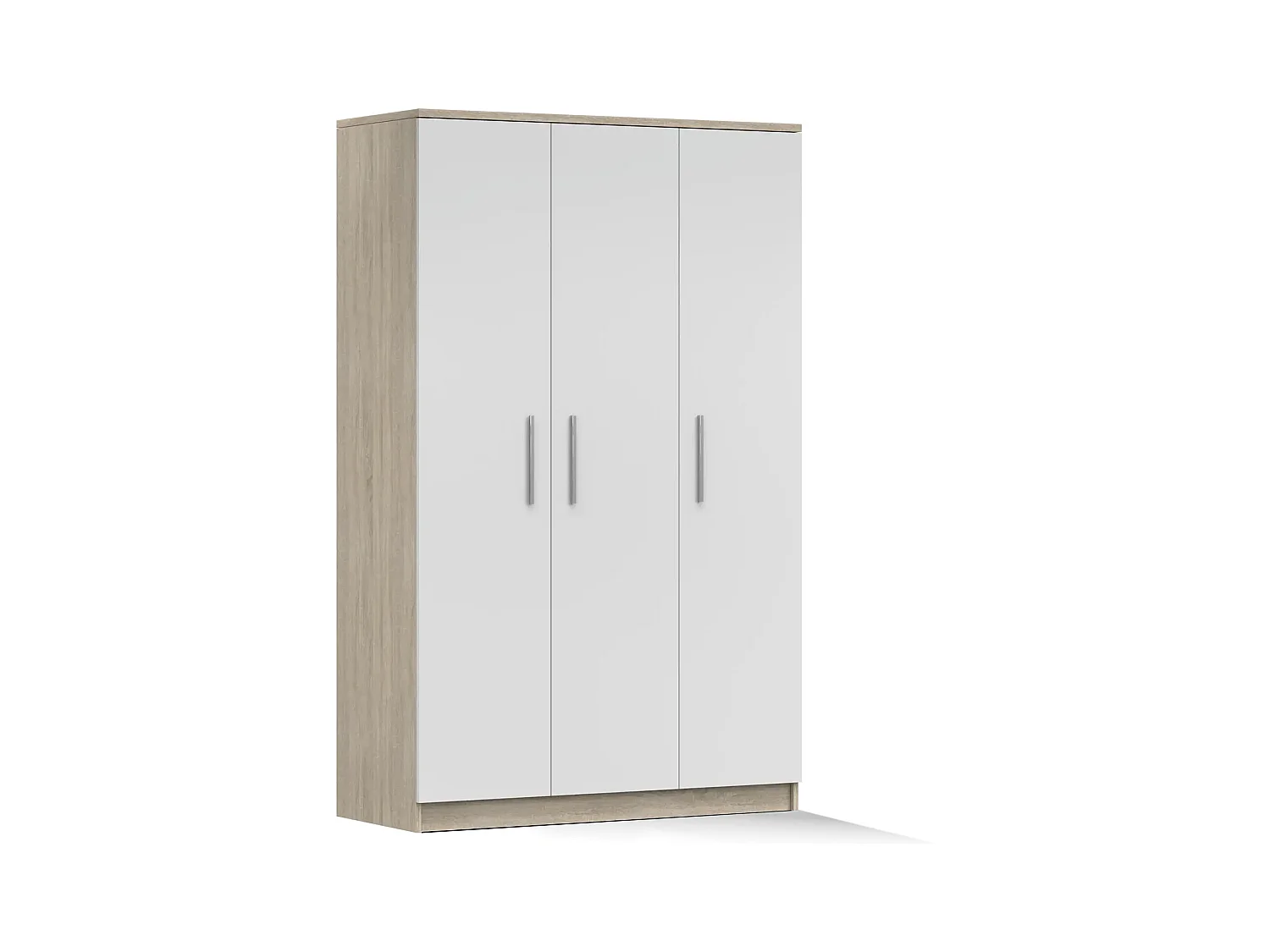 Armoire Illyria II 120 cm - Chêne - Blanc