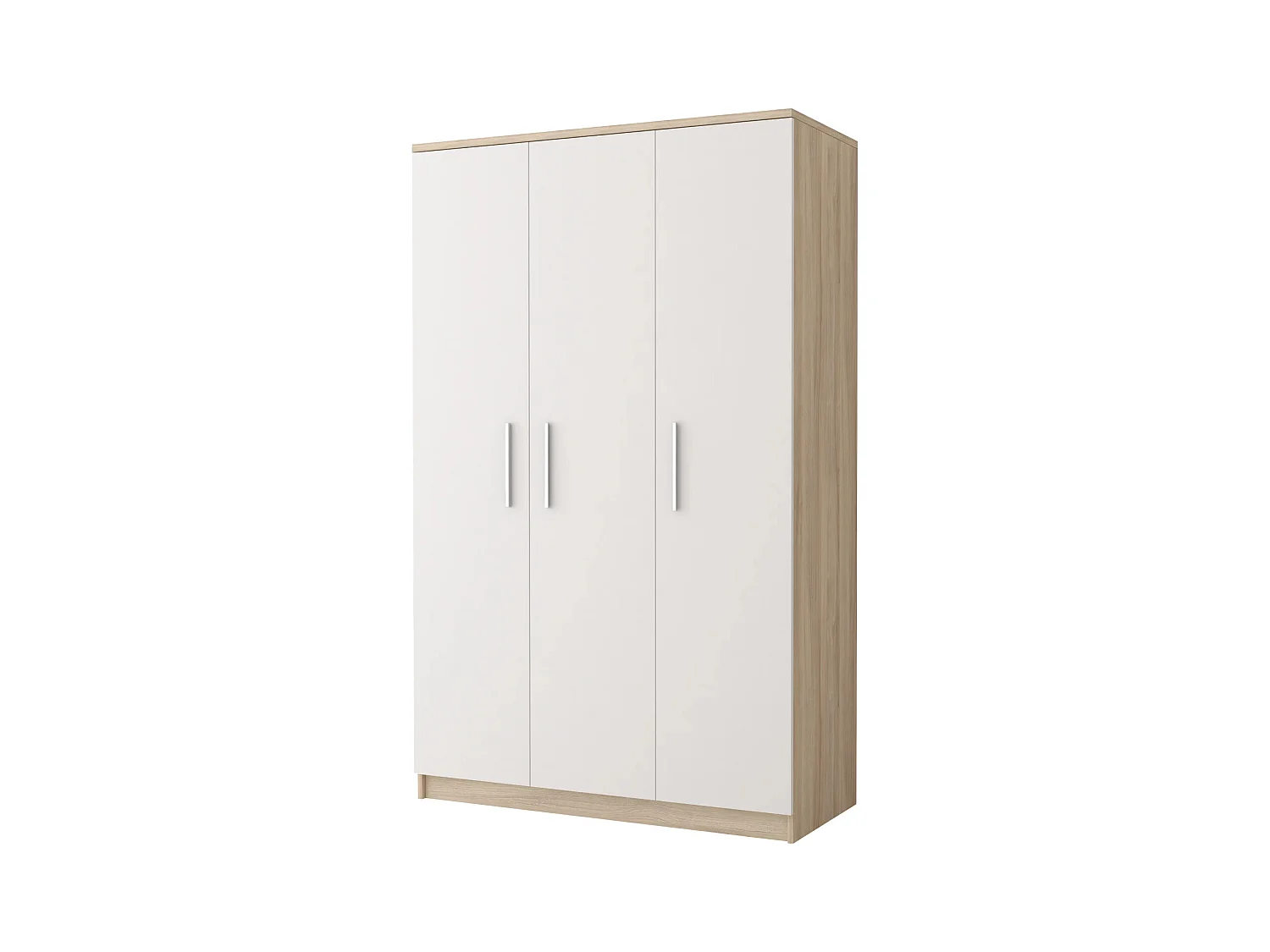 Armoire Illyria II 120 cm - Chêne - Blanc