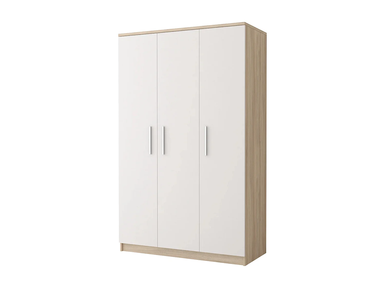 Armoire Illyria II 120 cm - Chêne - Blanc