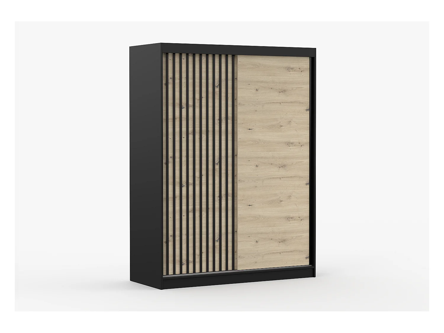 Armoire Phèdre 150 cm - Noir - Artisan