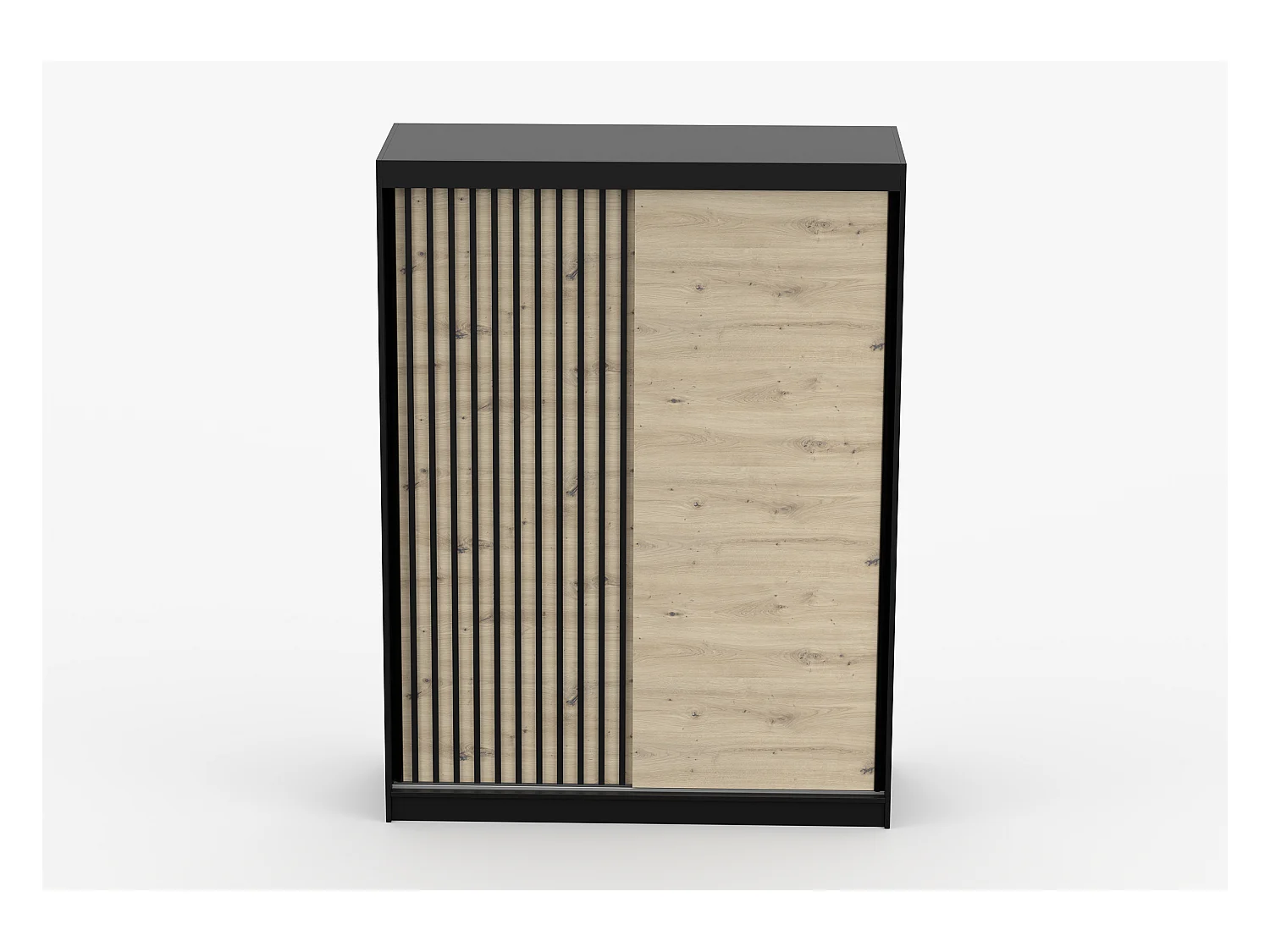 Armoire Phèdre 150 cm - Noir - Artisan