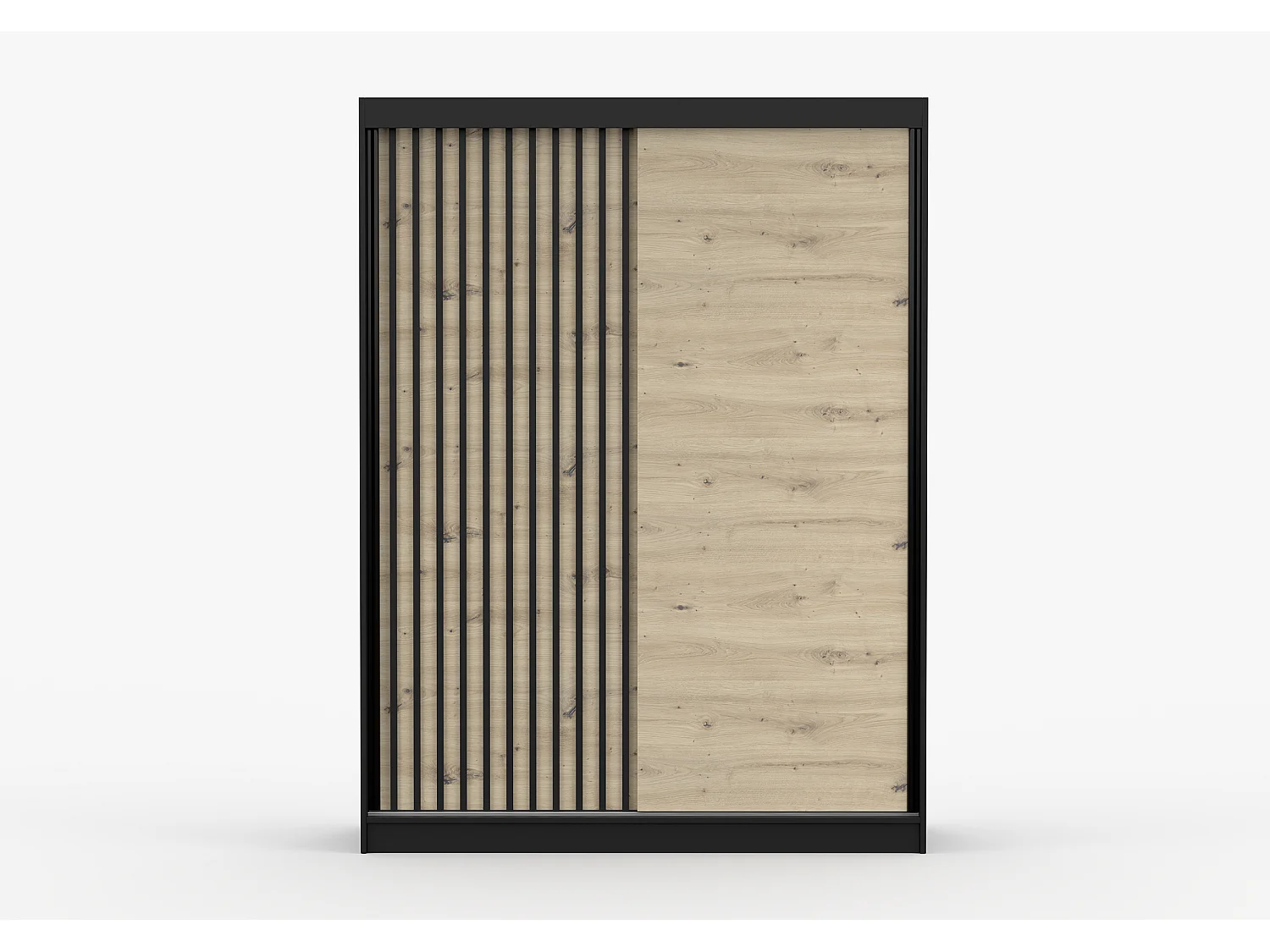 Armoire Phèdre 150 cm - Noir - Artisan