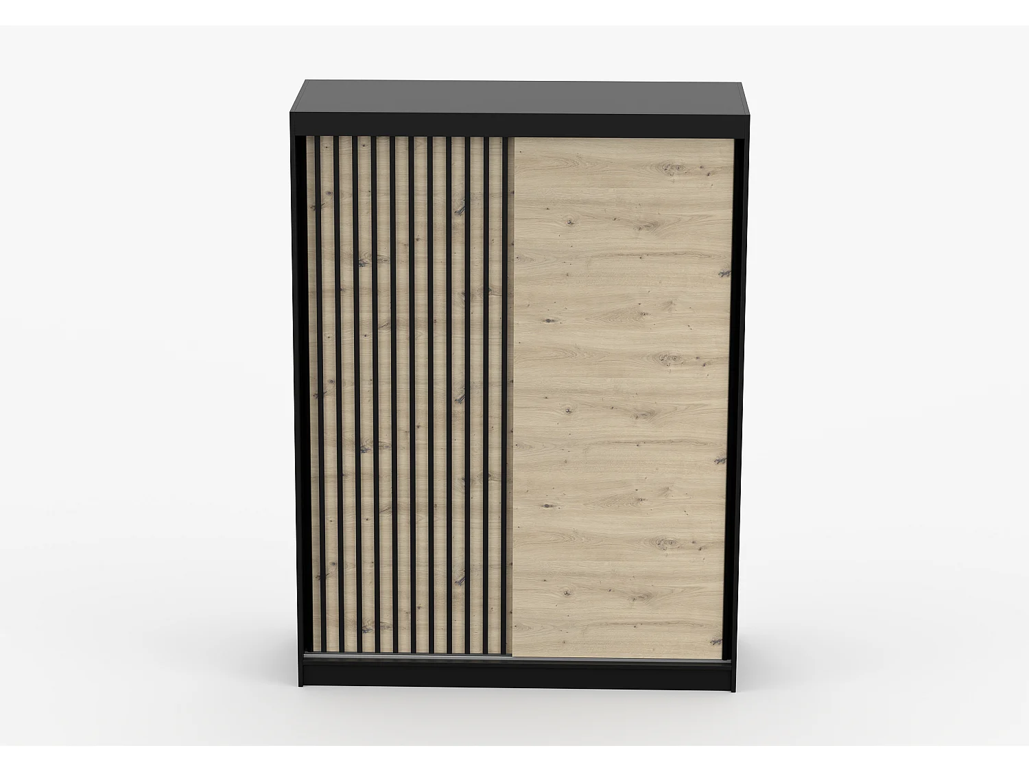 Armoire Phèdre 150 cm - Noir - Artisan