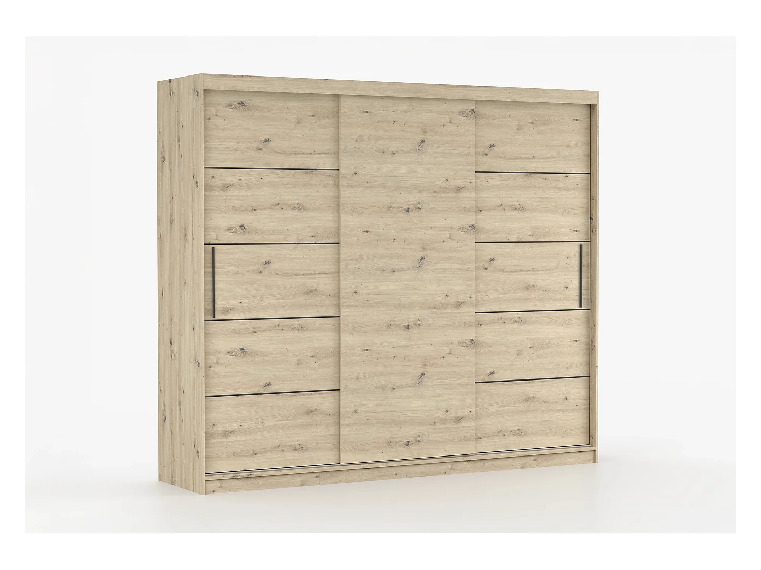 Armoire Eolia 250 cm - Effet bois
