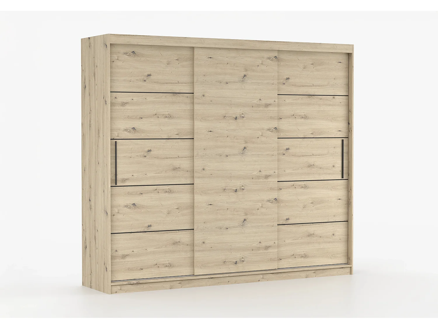 Armoire Eolia 250 cm - Effet bois