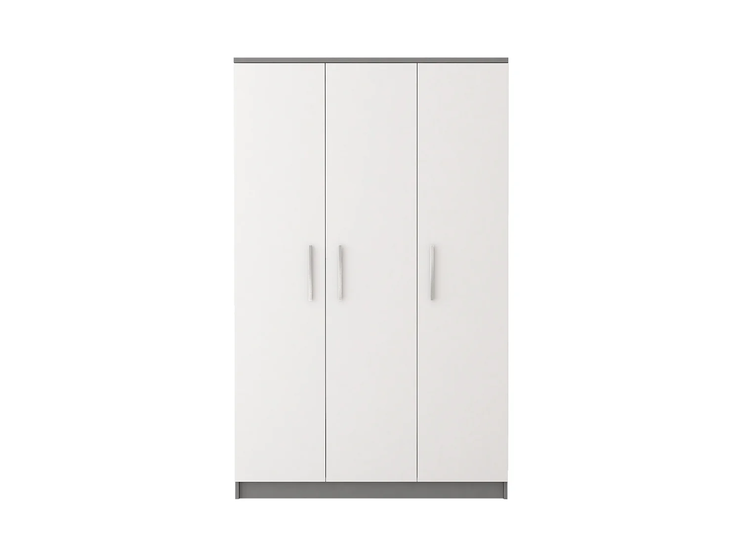 Armoire Illyria II 120 cm - Gris - Blanc