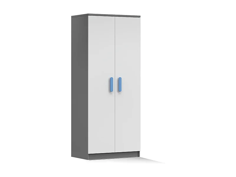 Armoire Zélina 80 cm - Bleu