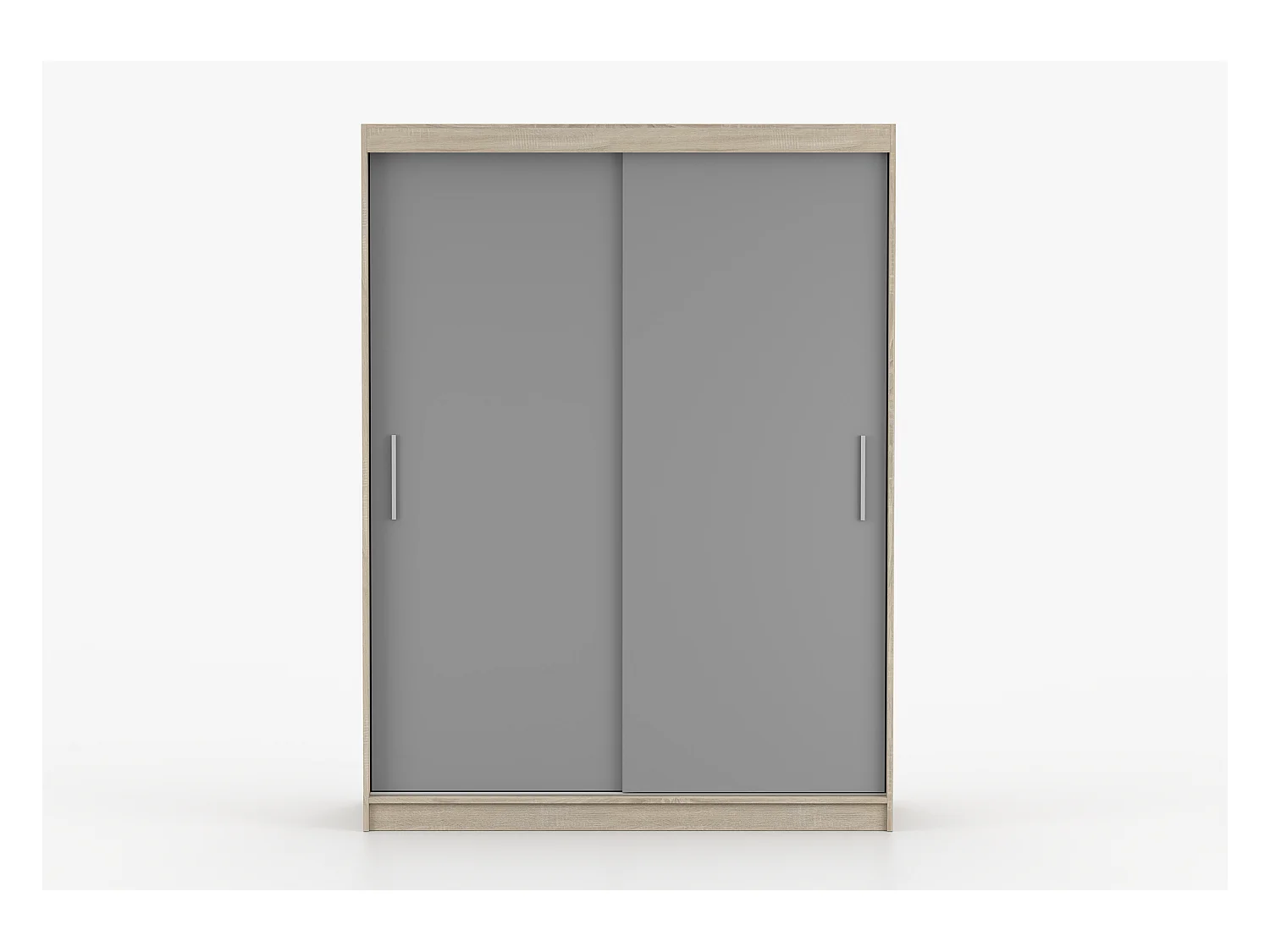 Armoire Elsinore 150 cm - Chêne - Gris