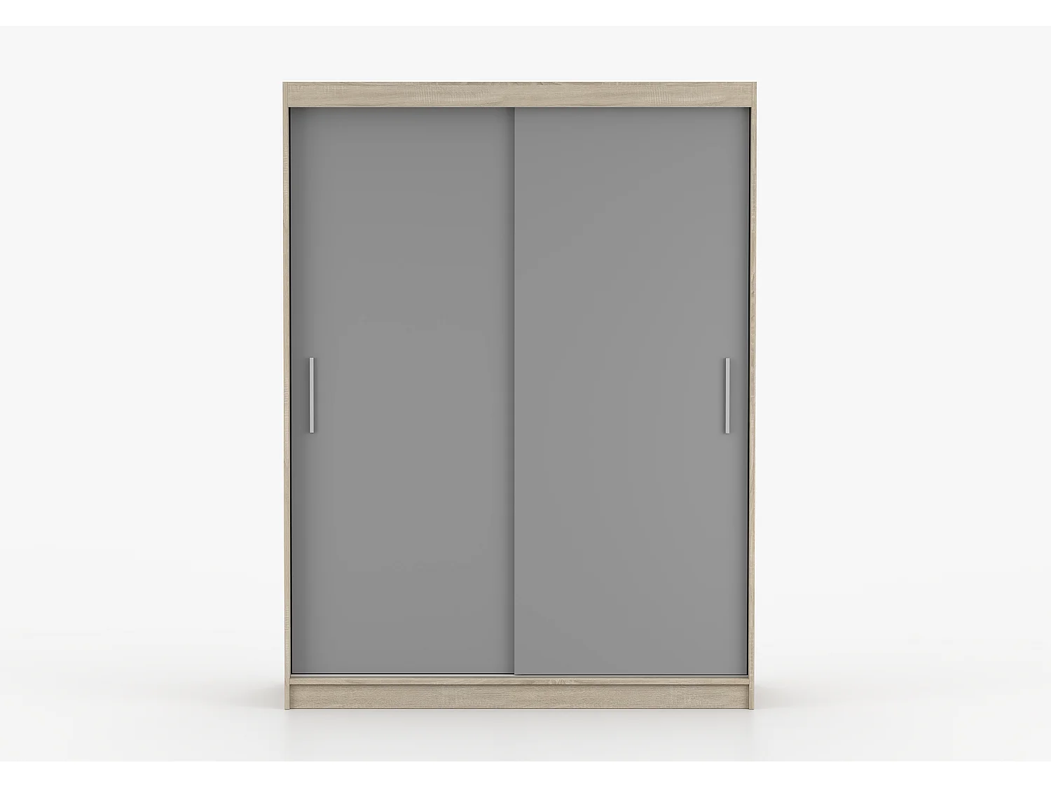 Armoire Elsinore 150 cm - Chêne - Gris