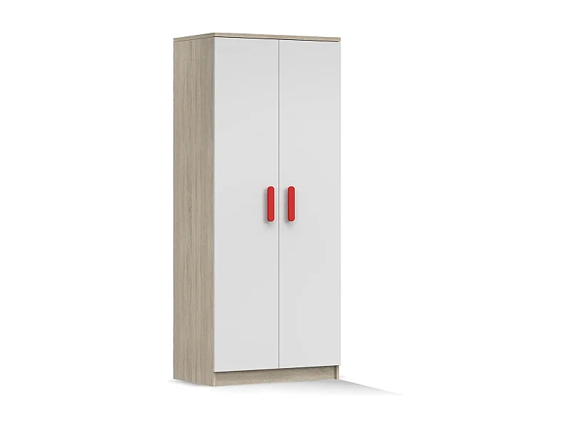 Armoire Élthia 80 cm - Rouge