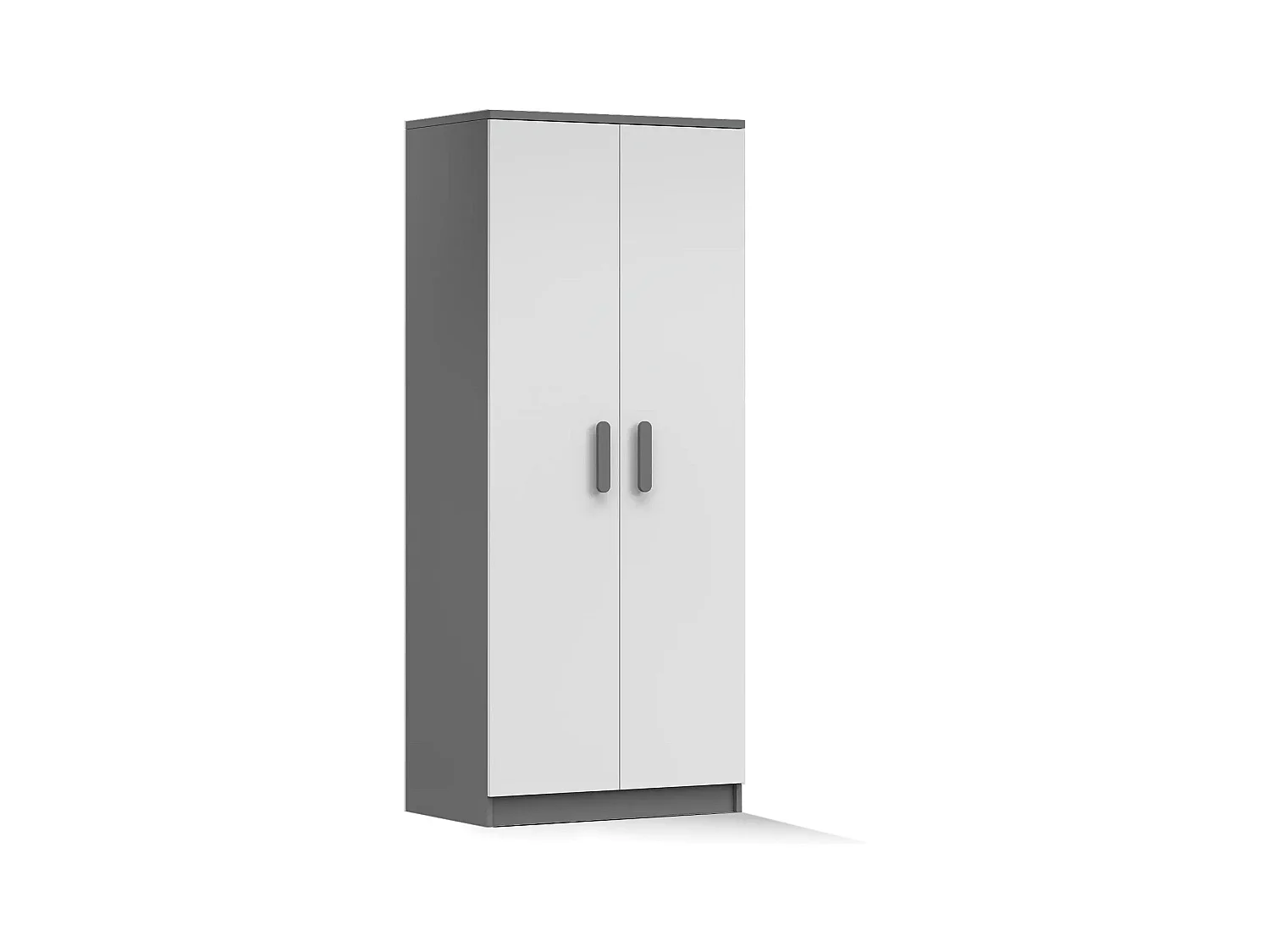 Armoire Zélina 80 cm - Gris