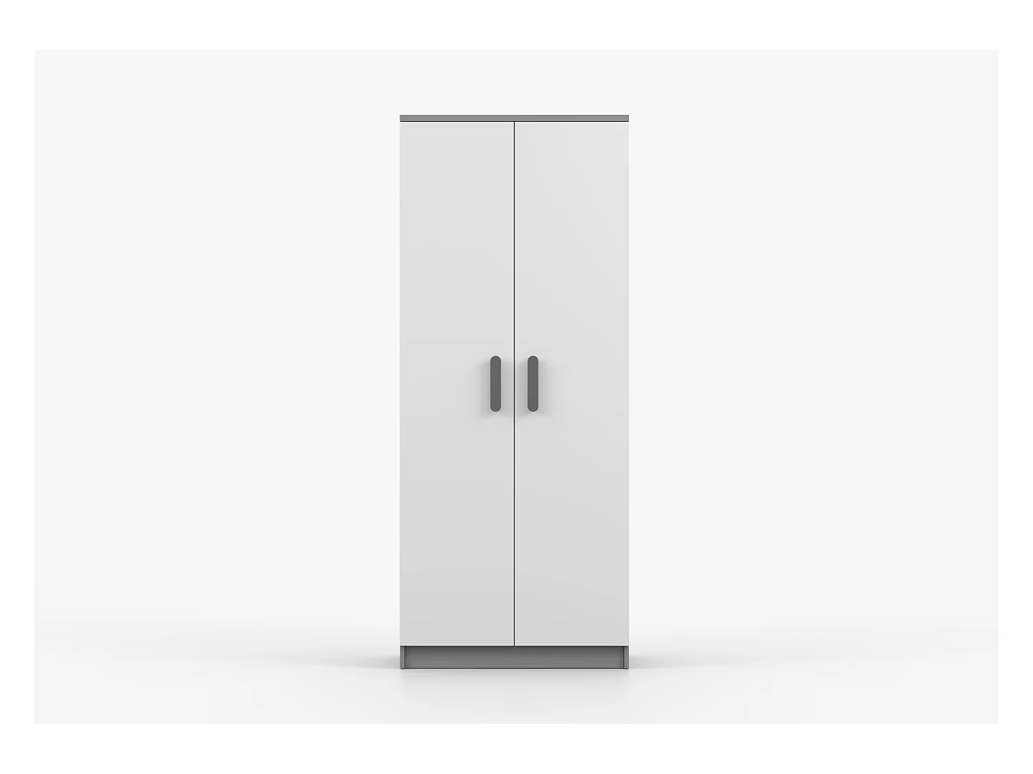 Armoire Zélina 80 cm - Gris
