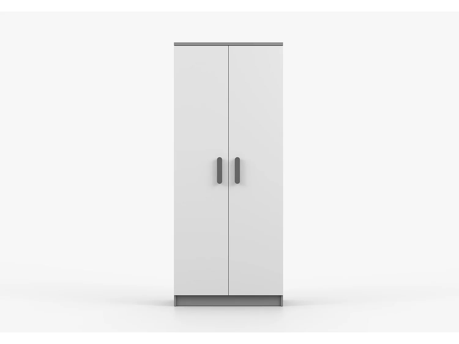 Armoire Zélina 80 cm - Gris