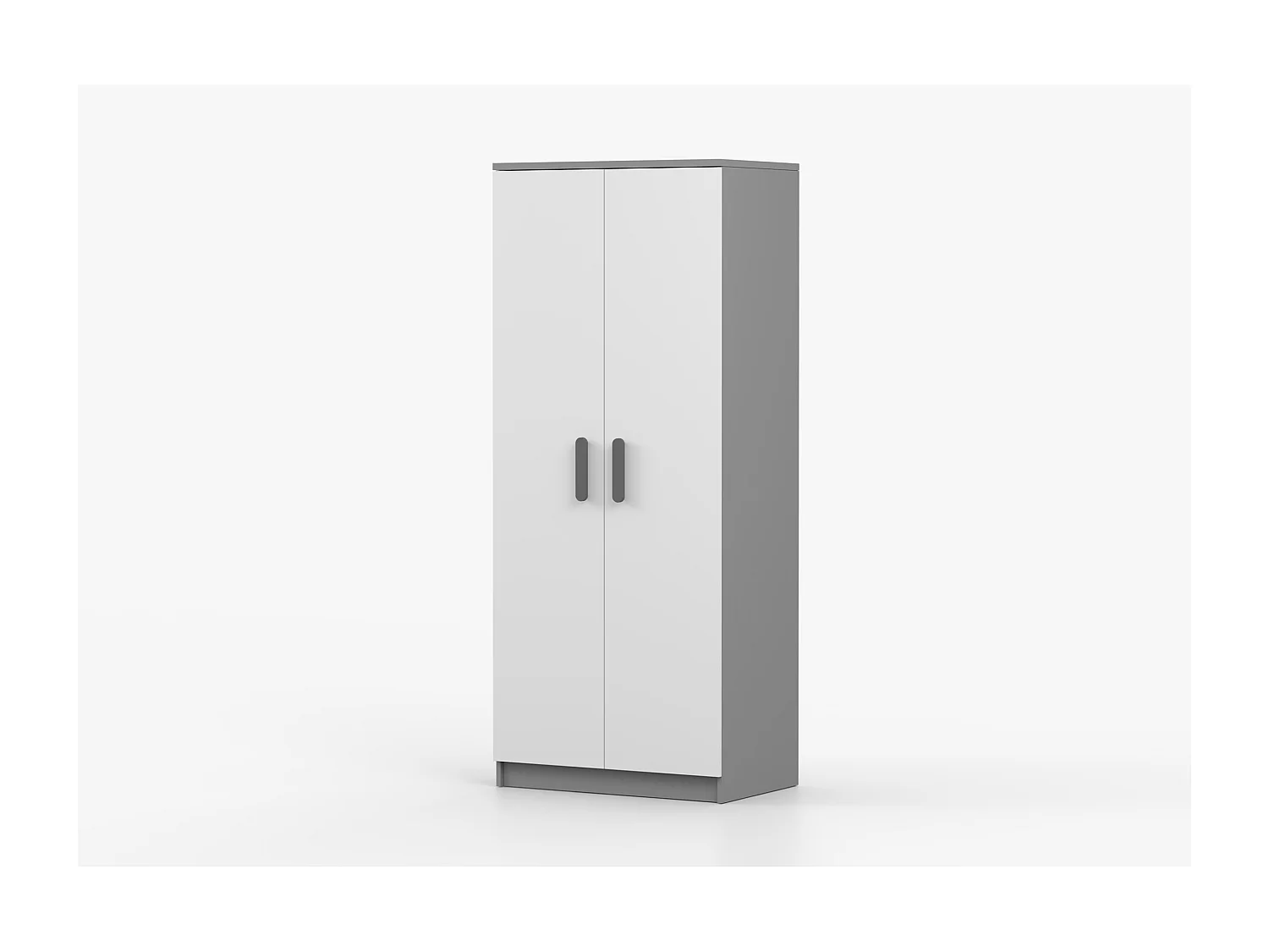 Armoire Zélina 80 cm - Gris