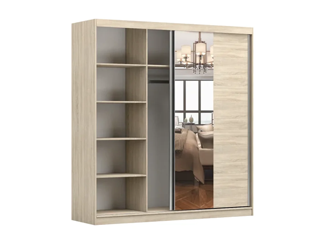 Armoire Oriane Couleur Chêne - Pin