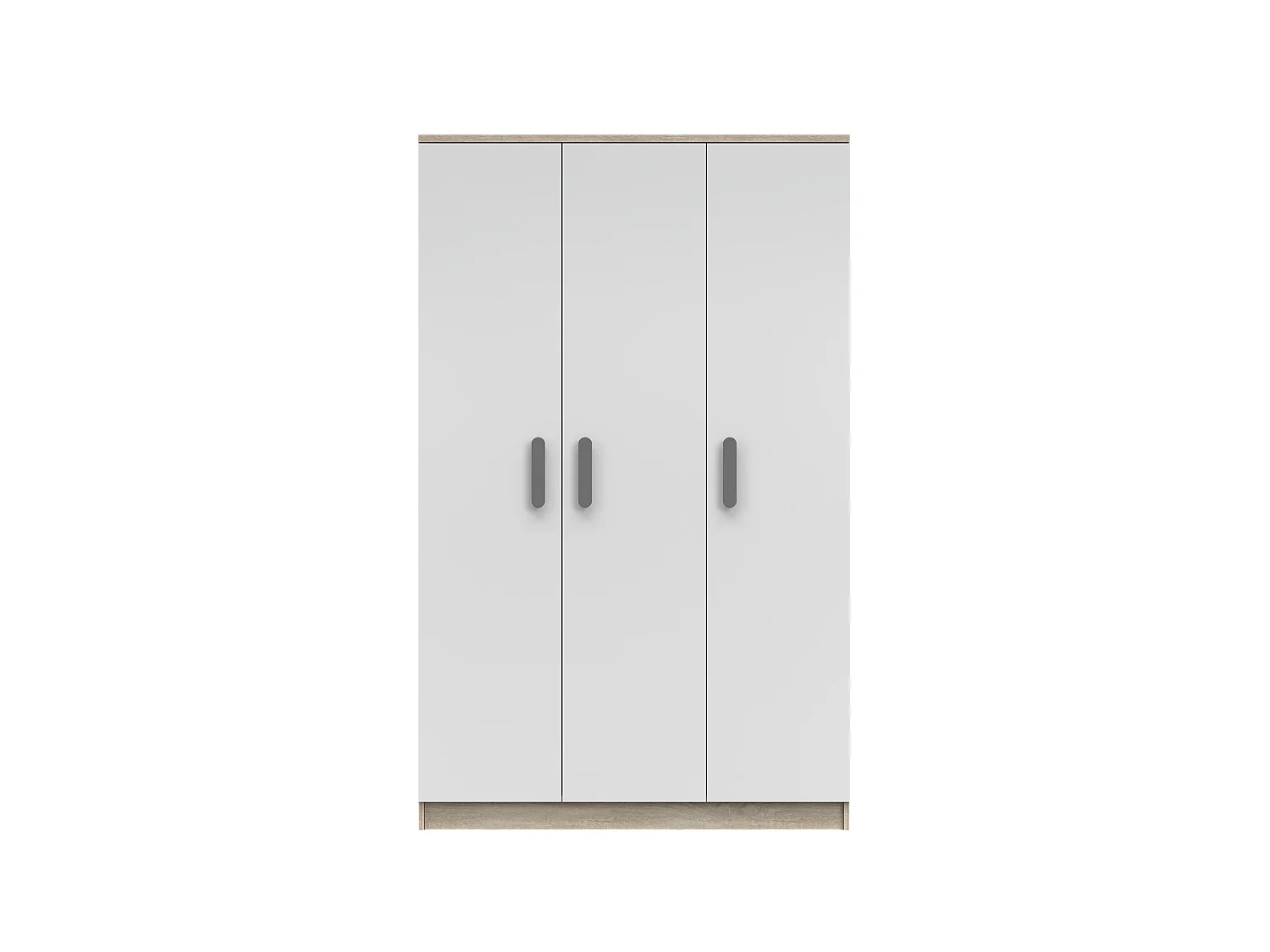 Armoire Lysandra 120 cm - Gris
