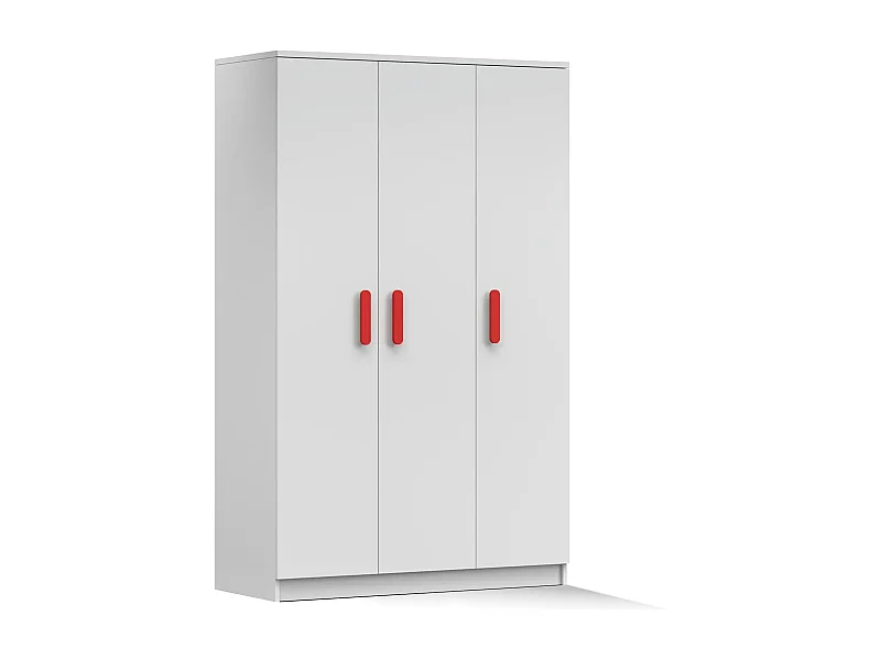 Armoire Cybèle 120 cm - Rouge