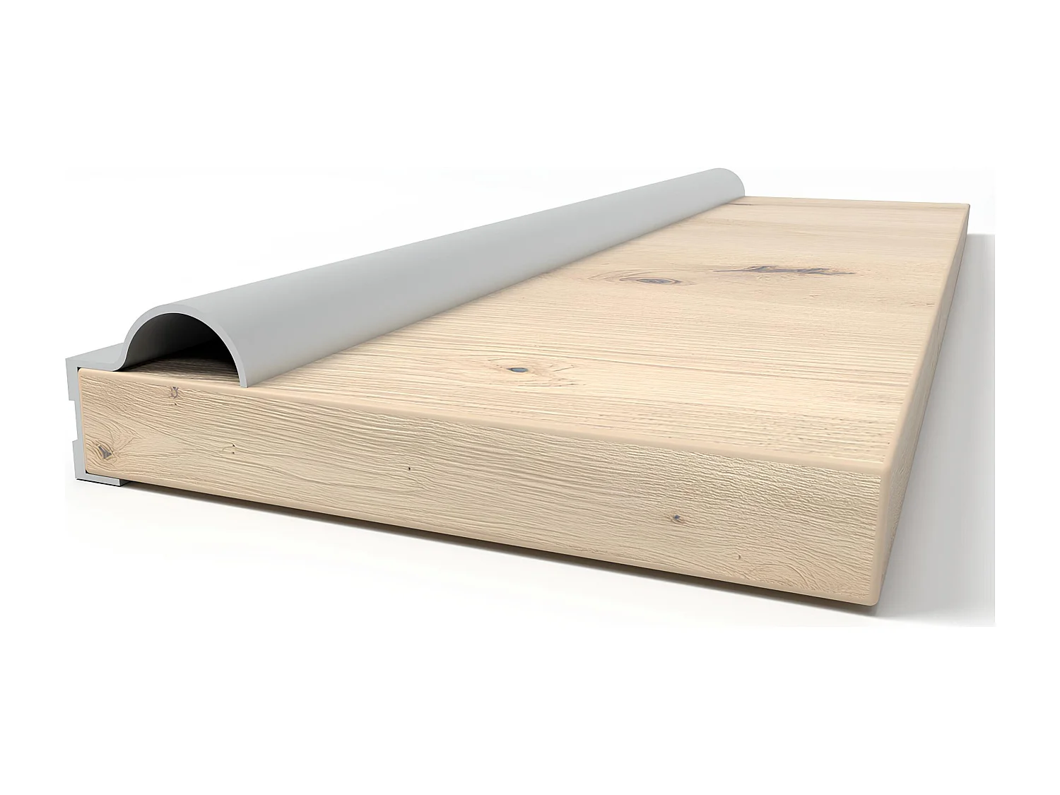 Armoire Vaiana 150 cm avec miroir - Noir - Gris