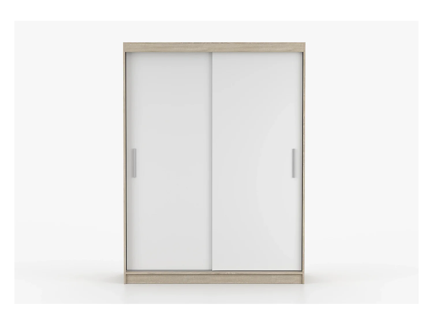 Armoire Elsinore 150 cm - Chêne - Blanc