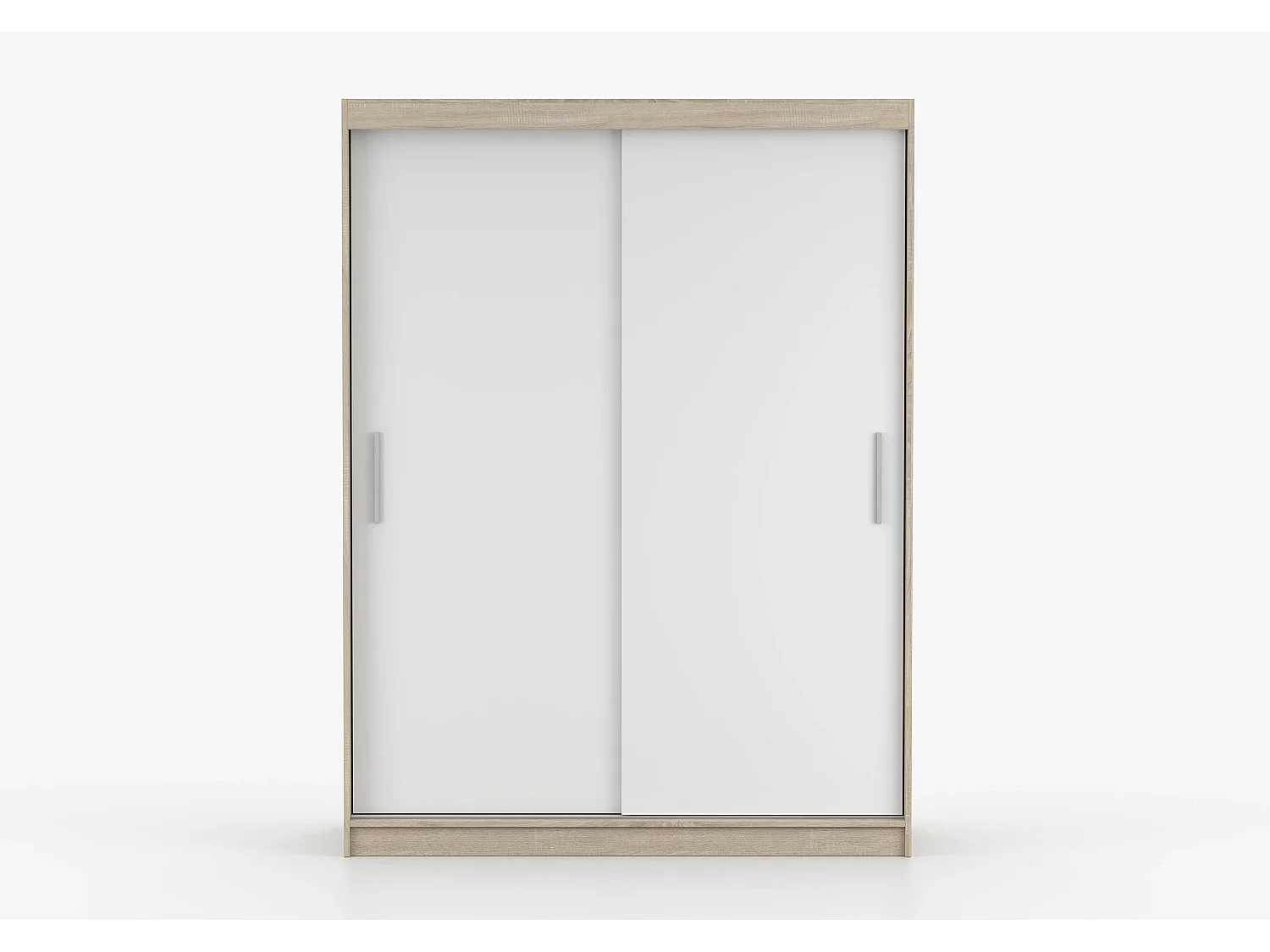 Armoire Elsinore 150 cm - Chêne - Blanc