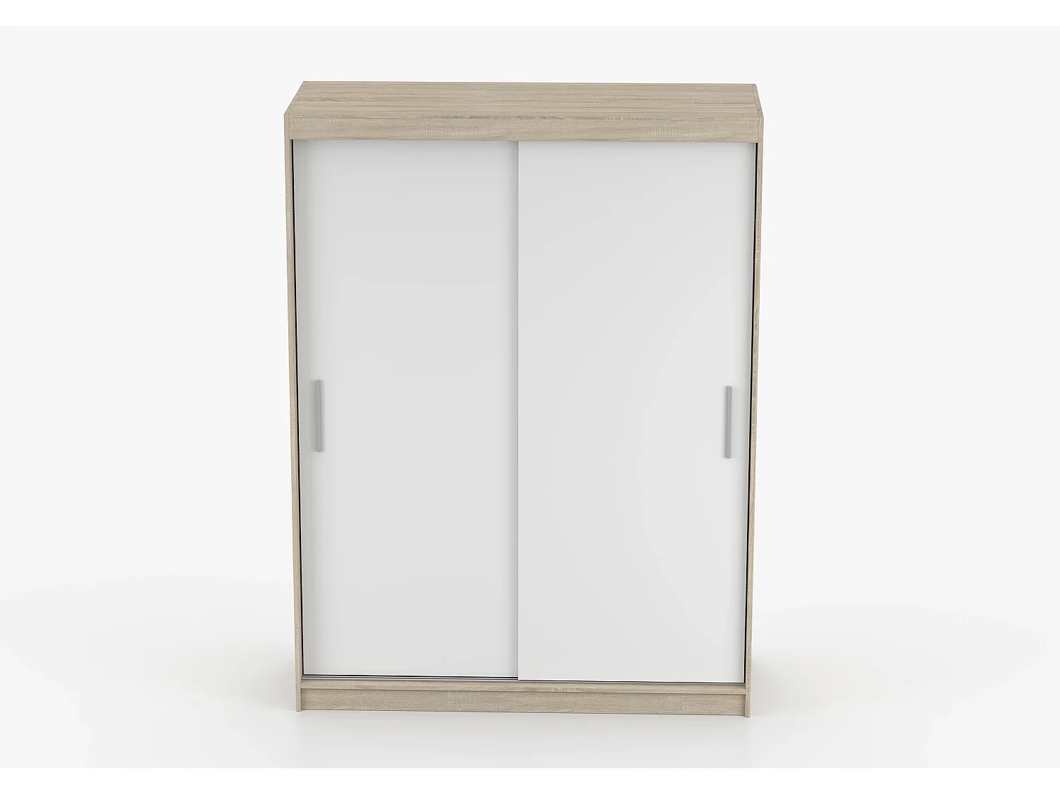Armoire Elsinore 150 cm - Chêne - Blanc