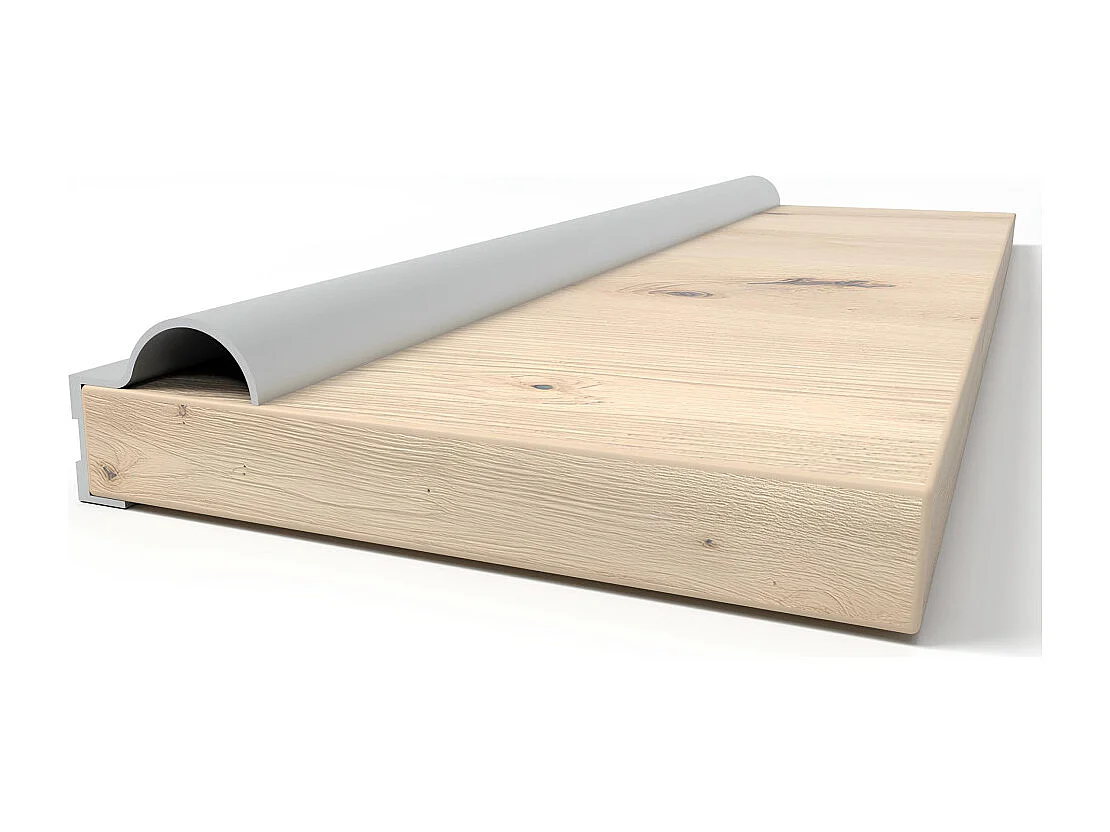 Armoire Vaiana 150 cm avec miroir - Chêne