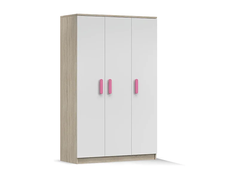 Armoire Lysandra 120 cm - Rose