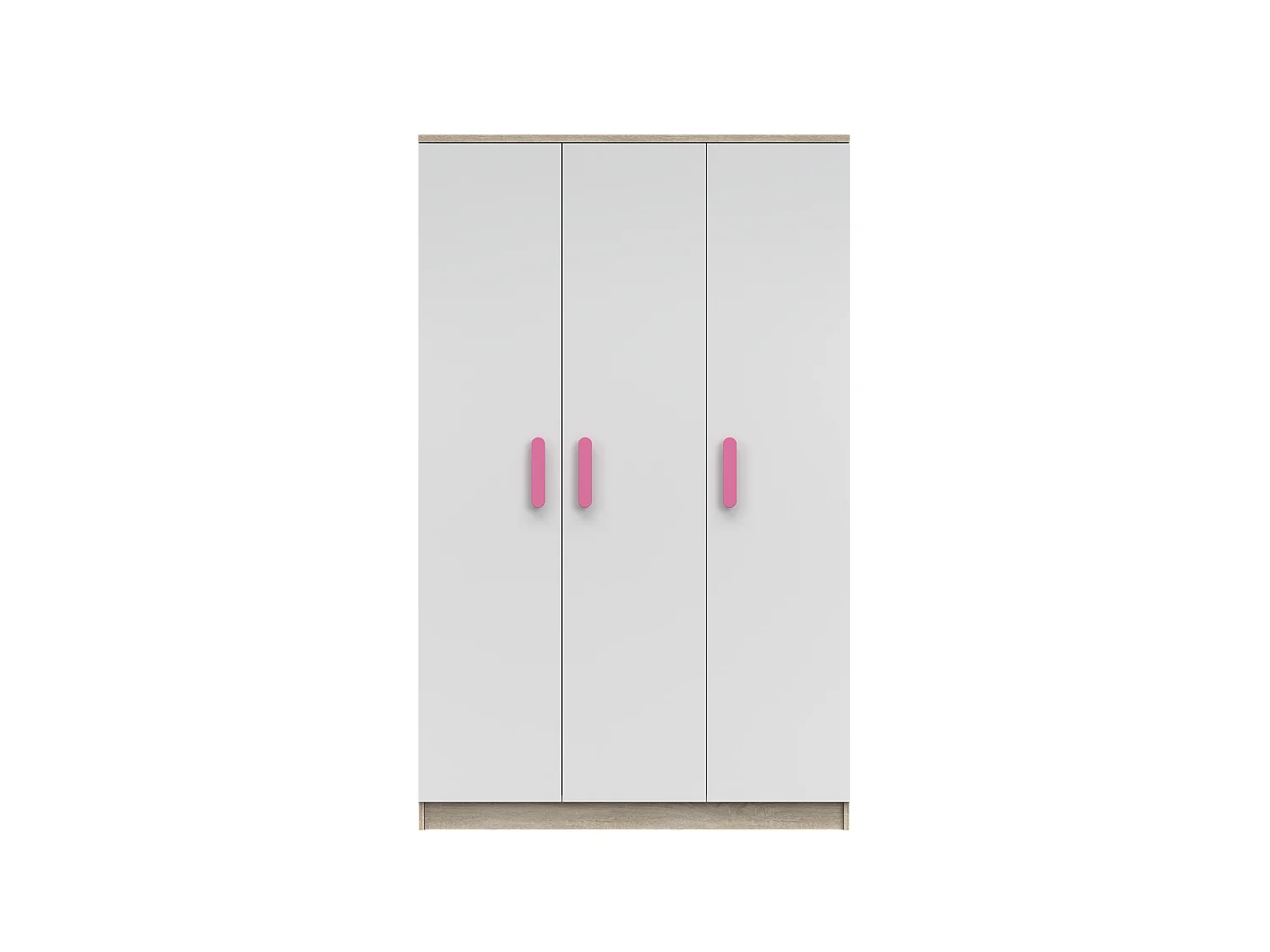 Armoire Lysandra 120 cm - Rose