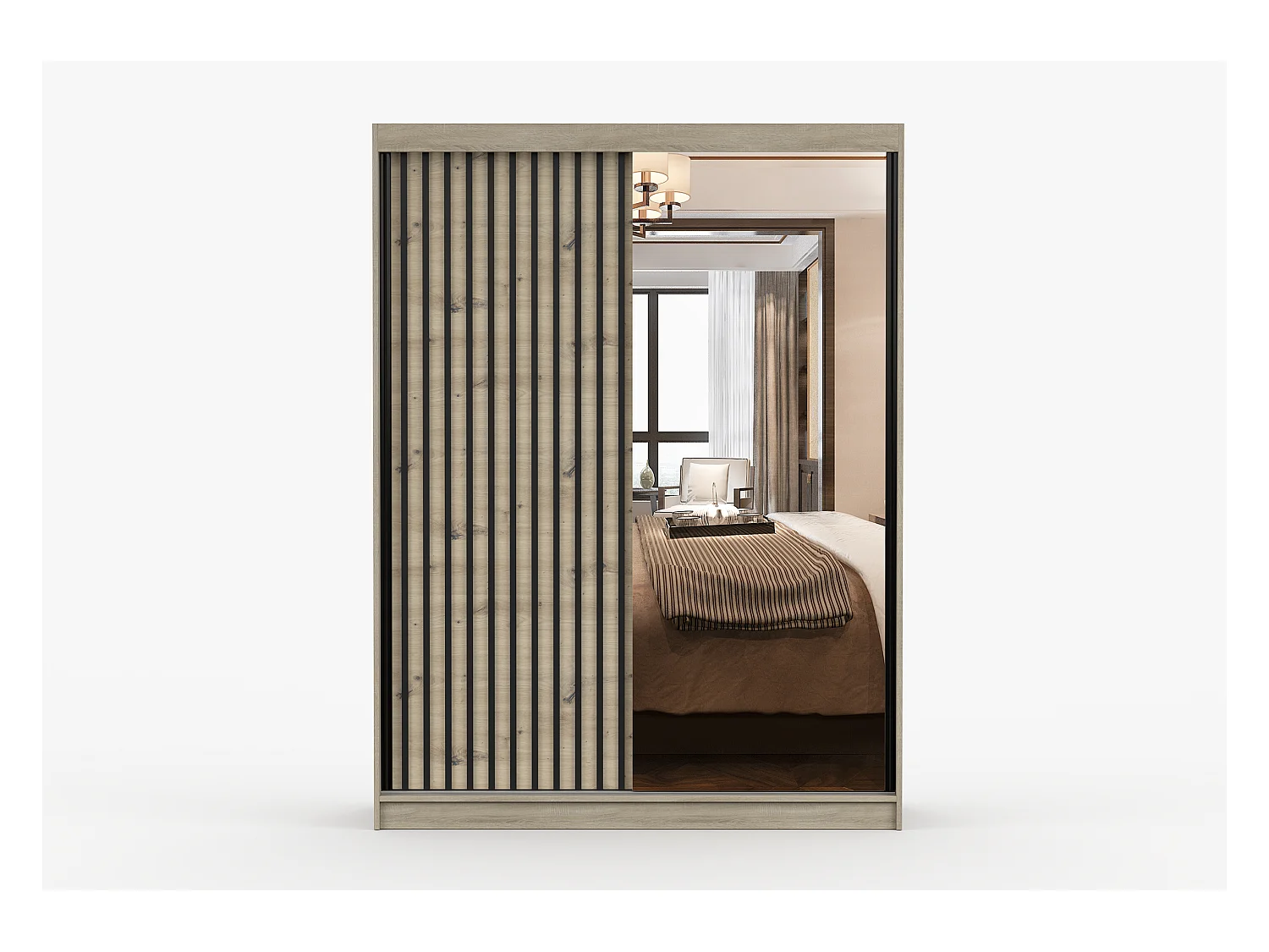 Armoire Maelysse 150 cm - Chêne - Artisan