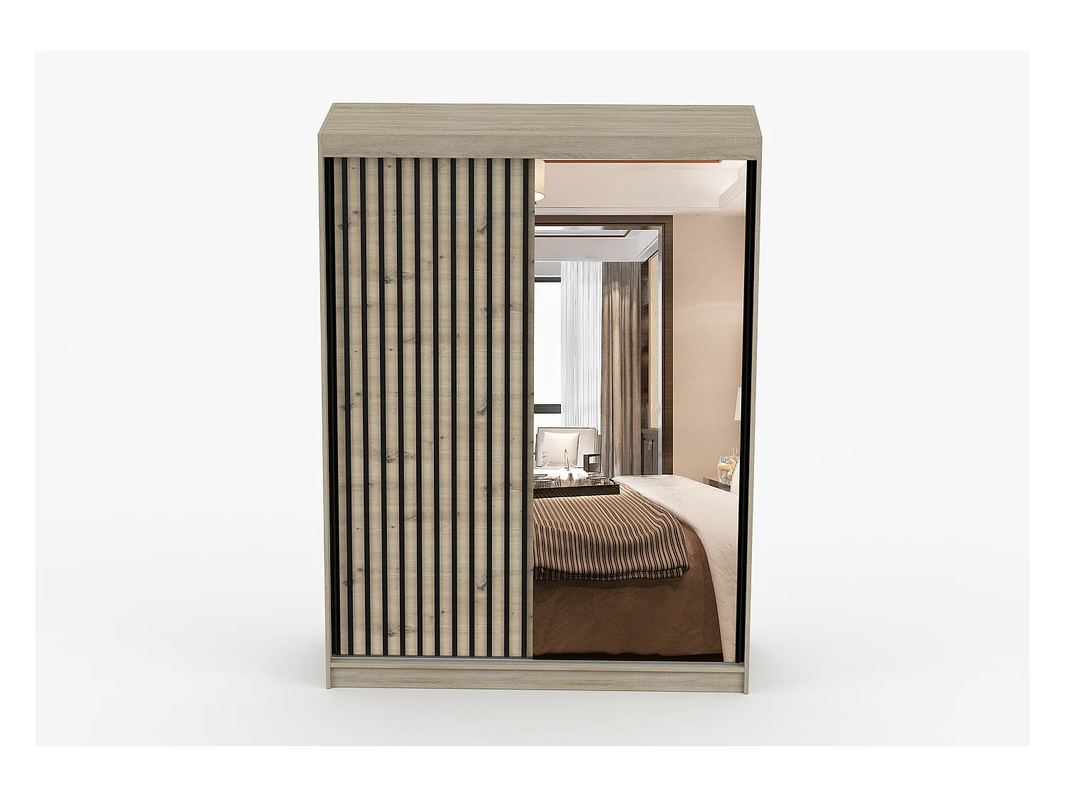 Armoire Maelysse 150 cm - Chêne - Artisan