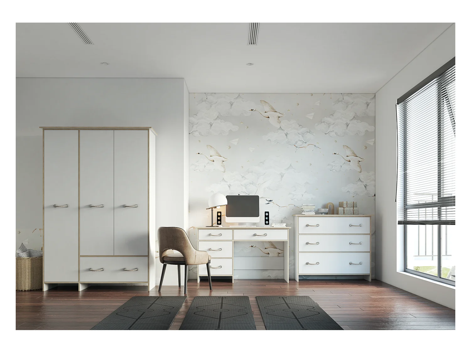 Armoire Evander 133 cm