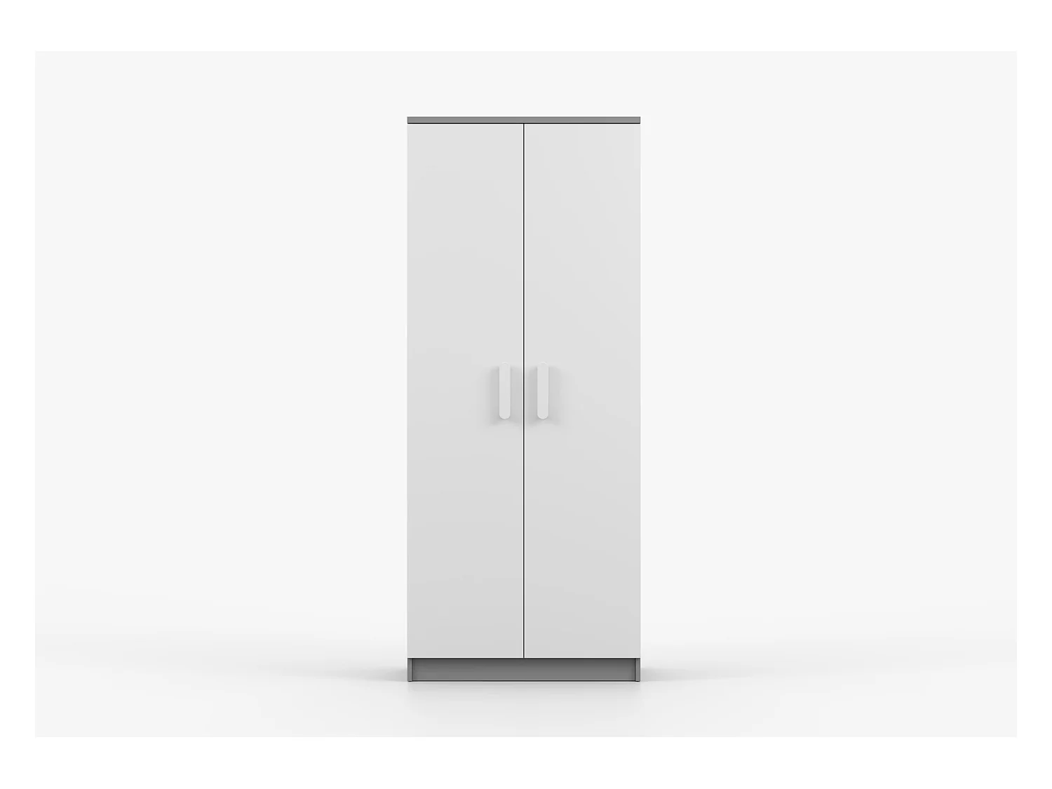 Armoire Zélina 80 cm - Blanc