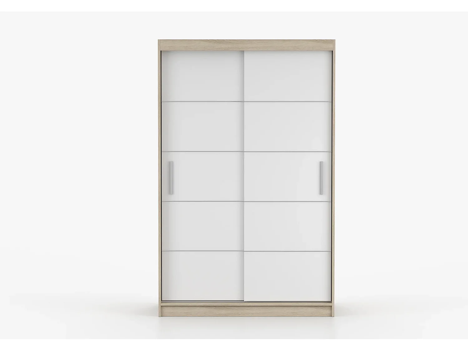 Armoire Lilwenn 120 - Chêne - Blanc