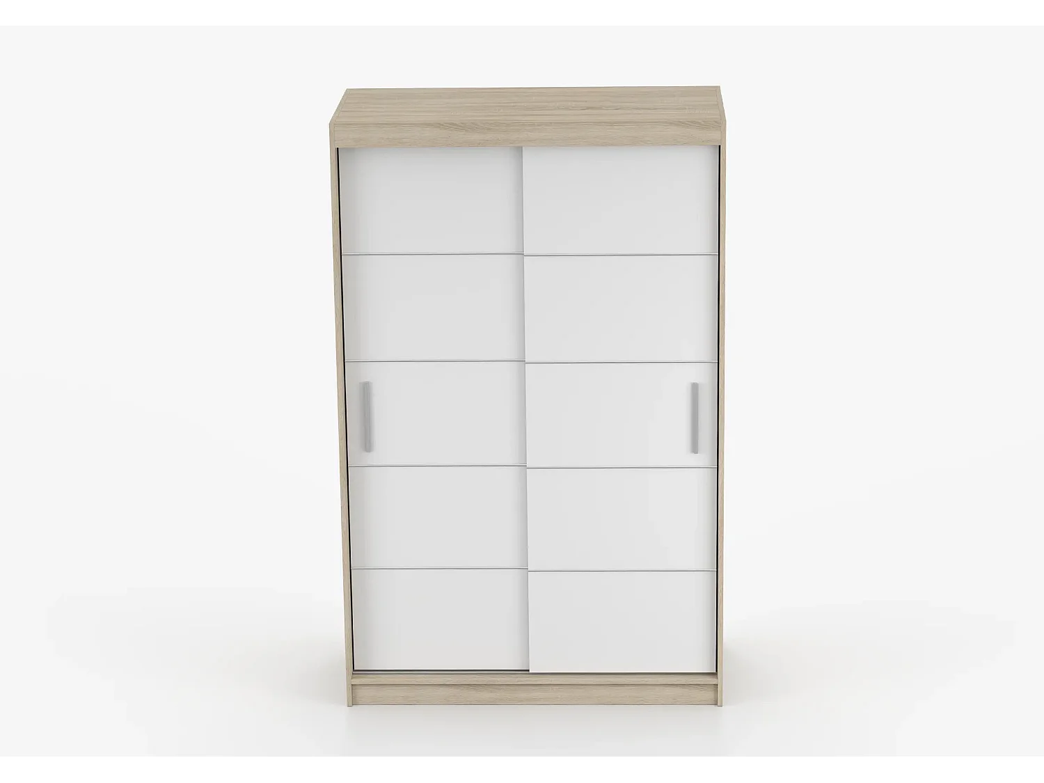 Armoire Lilwenn 120 - Chêne - Blanc