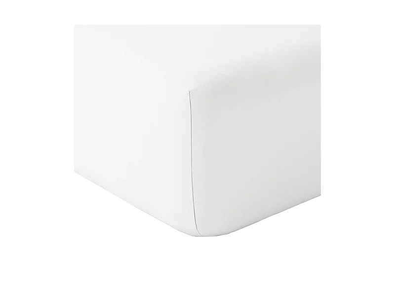 Sábana bajera en algodón lavado 140 x 190 cm