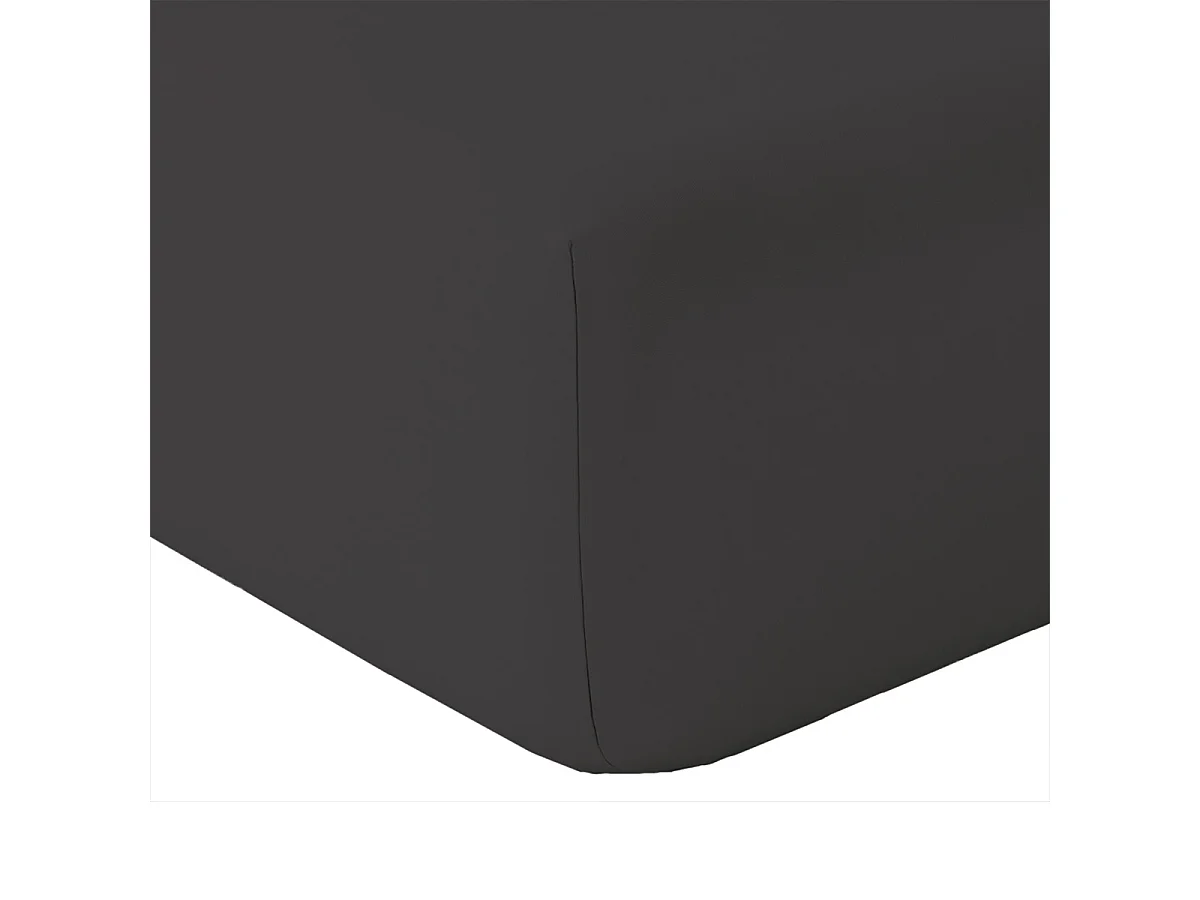 Sábana bajera en algodón lavado 180 x 200 cm