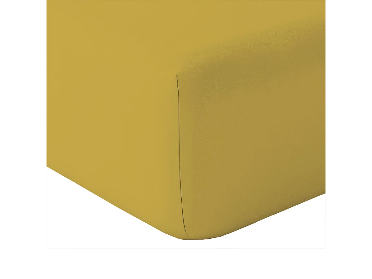 Drap housse en coton Lavé Oekotex