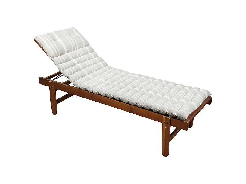 Sonnenliegenmatratze mit Streifen 180 x 60 cm