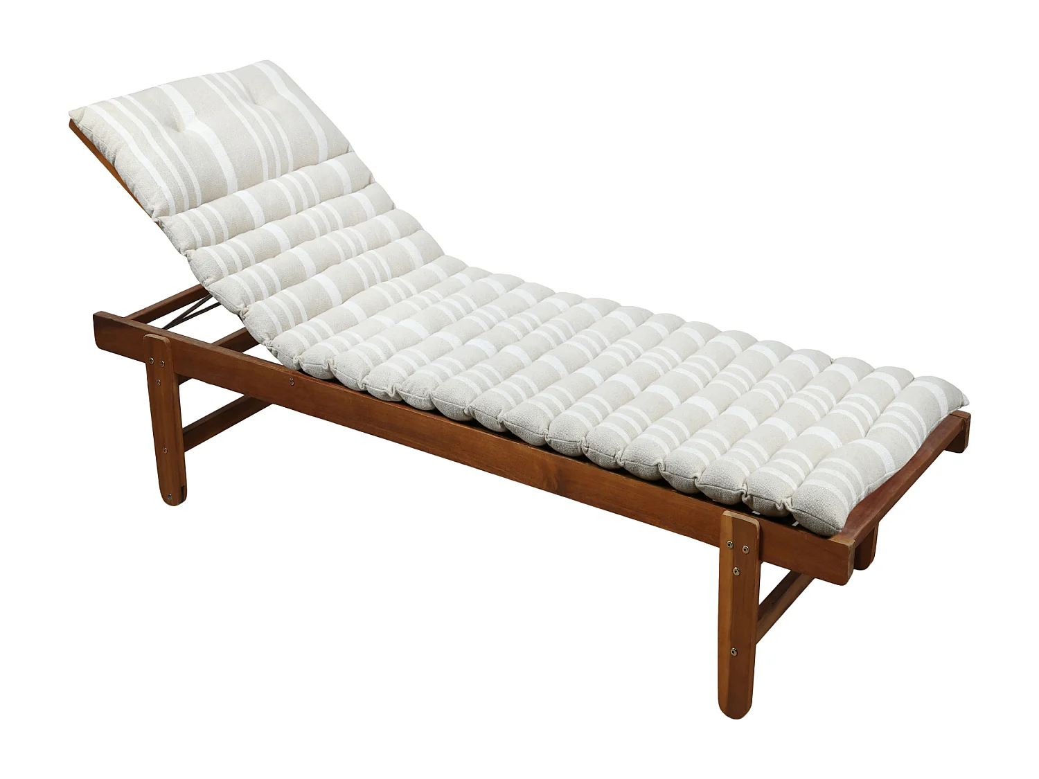 Sonnenliegenmatratze mit Streifen 180 x 60 cm