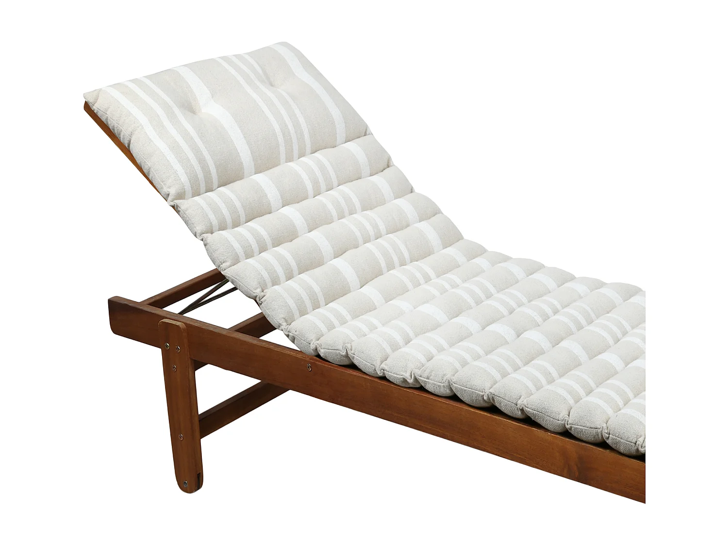 Sonnenliegenmatratze mit Streifen 180 x 60 cm