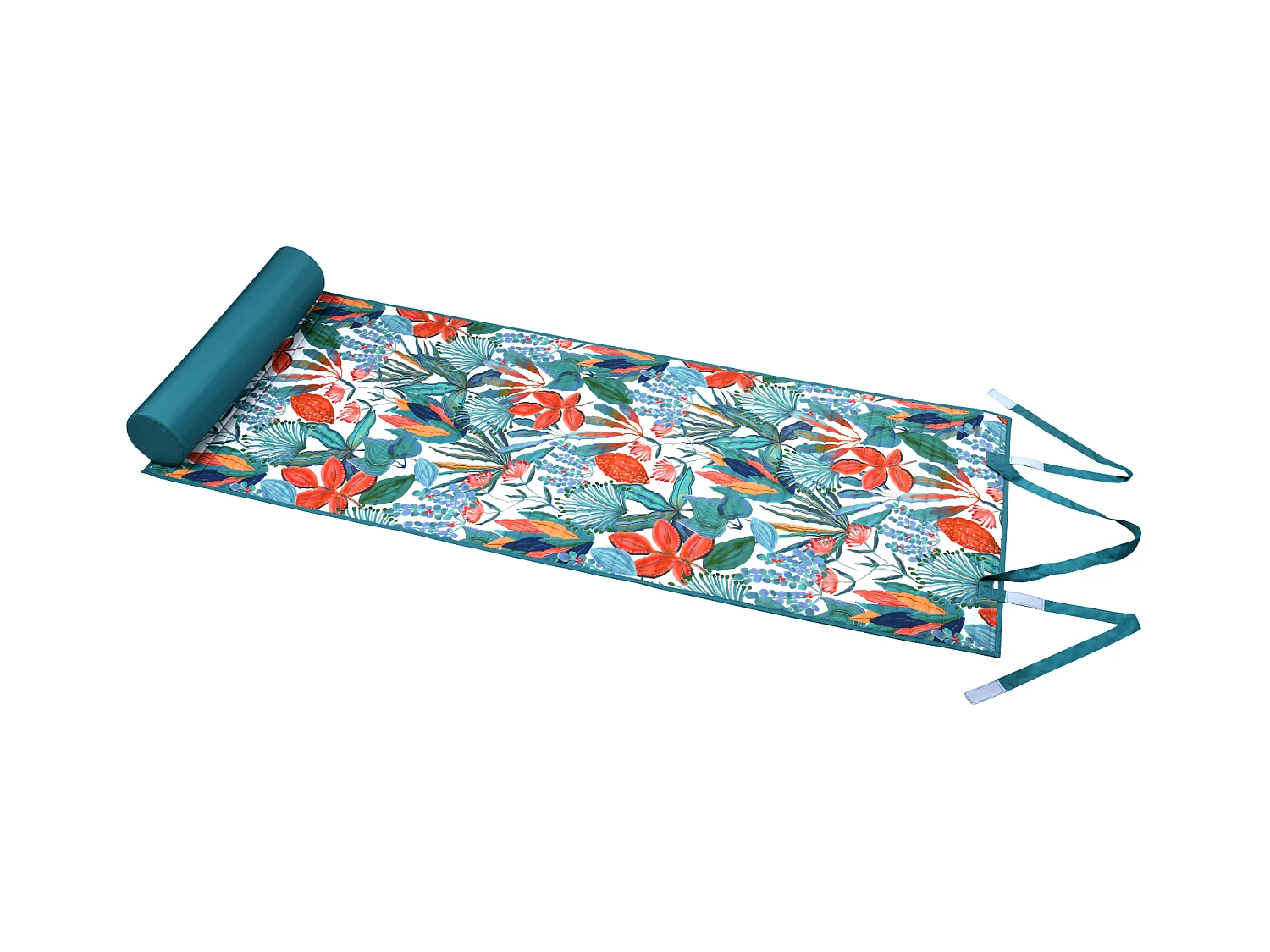 Matelas extérieur de plage à motif exotique