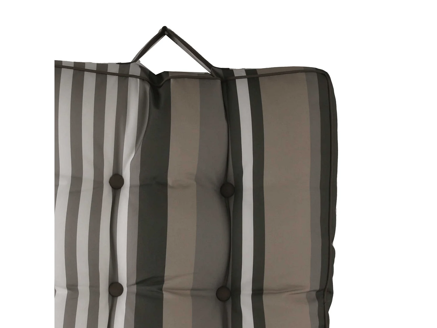 Colchoneta a rayas para exteriores 60 x 80 cm